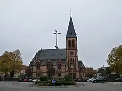 Protestant temple of Haguenau.