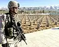 Graves for Kurds killed in the Halabja chemical attack