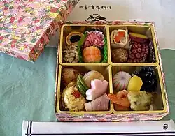 Traditional Bento dish made for hanami.