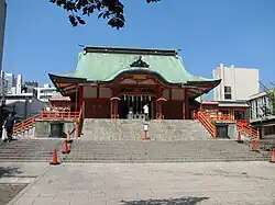Hanazono Jinja's haiden