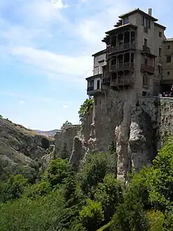Hanging Houses from the 15th Century  in Cuenca, Spain
