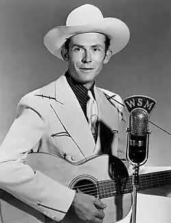 Williams in a WSM Radio publicity photo, 1951