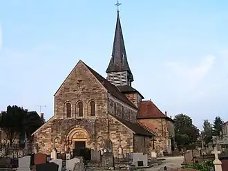 The church of Saint-Maurice in Heiltz-le-Maurupt