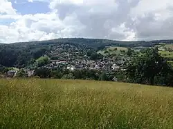 View westwards from the Panoramaweg