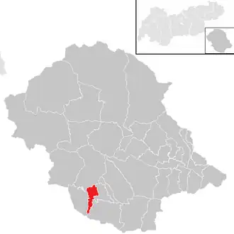 Location in the district
