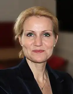 Helle Thorning-Schmidtborn  (1966-12-14) December 14, 1966 (age&nbsp;59)  served 2011–15