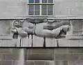 West Wind (1928) Portland stone, 55 Broadway, London