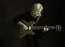 Henry McCullough in the studio in 2008