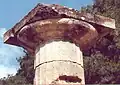 Doric capital of a column