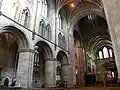 Looking from the nave towards the choir
