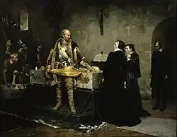 Duke Karl Insulting the Corpse of Klaus Fleming