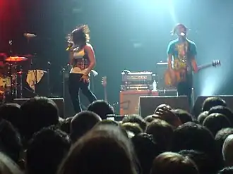 Hey Monday supporting Fall Out Boy in April 2009