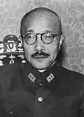 Hideki Tōjō ran the Empire of Japan from 1941 to 1944. He was formally the Prime Minister of Japan at the time, but ruled the country as a dictator.