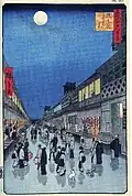 Night View of Saruwakacho