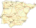 Roman roads in Hispania