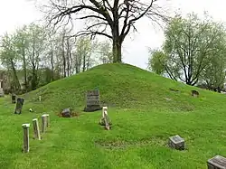Hodgen's Cemetery Mound, a historic site in the village