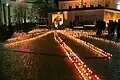 "Light the candle" event at a Holodomor memorial in Kyiv, Ukraine.