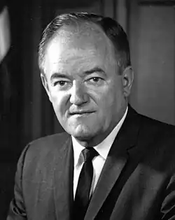 Senator and former Vice President Hubert Humphrey of Minnesota