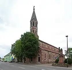 Saint Lawrence church in Hügelsheim
