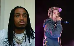 Quavo (left) and Travis Scott (right), the two members of Huncho Jack