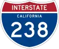 Interstate 238 marker