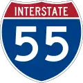 Interstate 55 marker