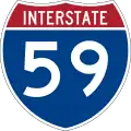 Interstate 59 marker
