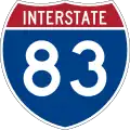 Interstate 83 marker