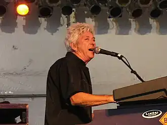 McLagan performing with the Bump Band