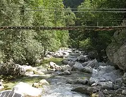 The upper Idrijca river.