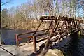 River Iecava and bridge