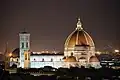 Historic centre of Florence in Tuscany (Italy)