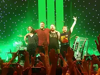 Imagine Dragons at the Roadhouse nightclub in London on 7 June 2017