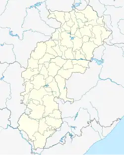 Map of Chhattisgarh