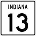Indiana state route marker