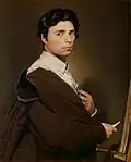 Self-portrait at age 24, 1804, Musée Condé
