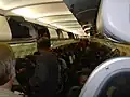 A Frontier Airbus A319 interior.