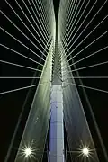 Interior view of the Seri Wawasan Bridge