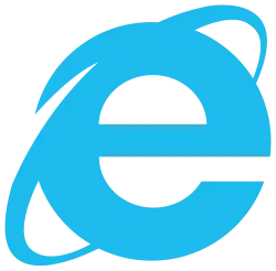 Logo used for Internet Explorer in Modern IE 10-11 and Microsoft's website