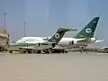 2 Iraqi Airways planes that were grounded during the war.