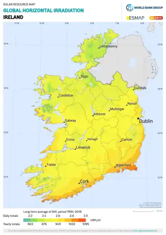 Location of the Irish Free State