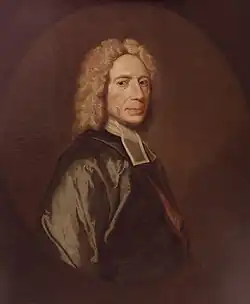 a portrait of Isaac Watts