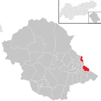Location in the district