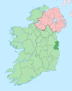 Location in Ireland