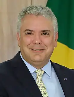 Iván Duque(2018-2022) (1976-08-01) August 1, 1976 (age&nbsp;49)