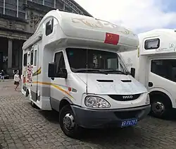 Naveco Power Daily RV in France (before improvements)