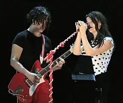 The White Stripes performing at the O2 Wireless Festival in 2007