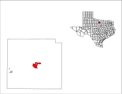 Location of Jacksboro, Texas