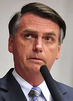 Jair Bolsonaro(PSL)from Rio de Janeiro
