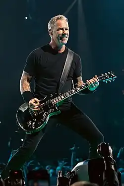 Hetfield performing with Metallica in 2023, on tour. He Turns 60 on August 3.